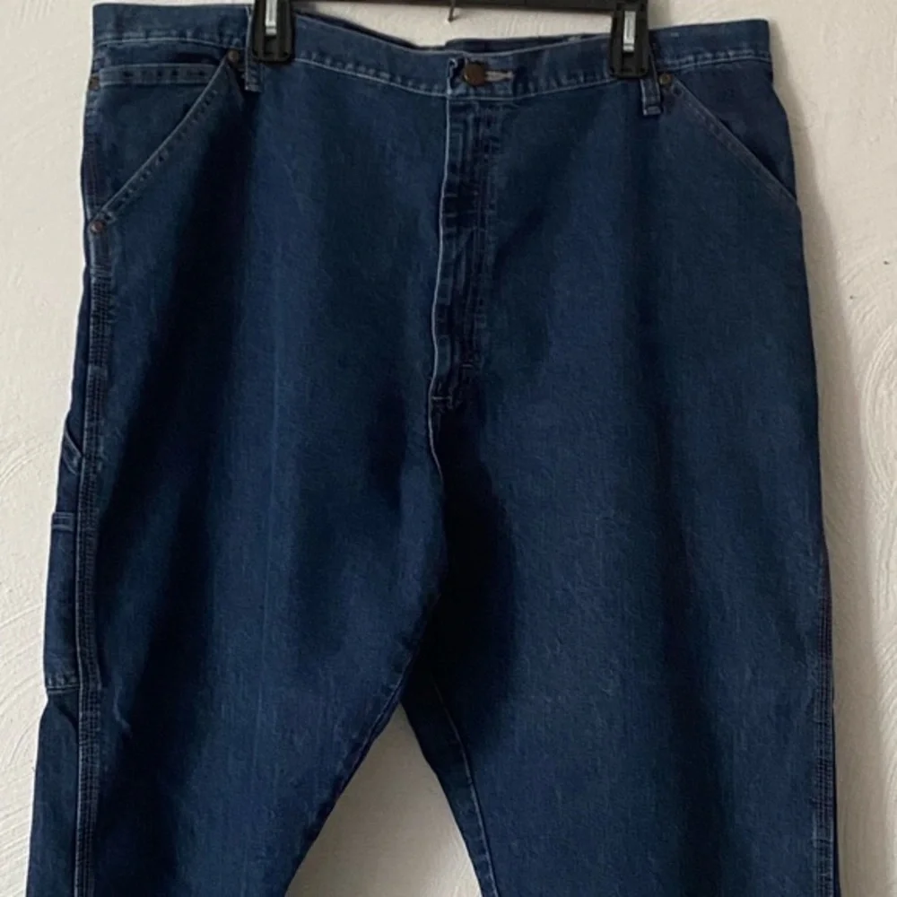 Wrangler Jeans Carpenter Authentic Issue‎ Size 42 X 32 Blue Denim